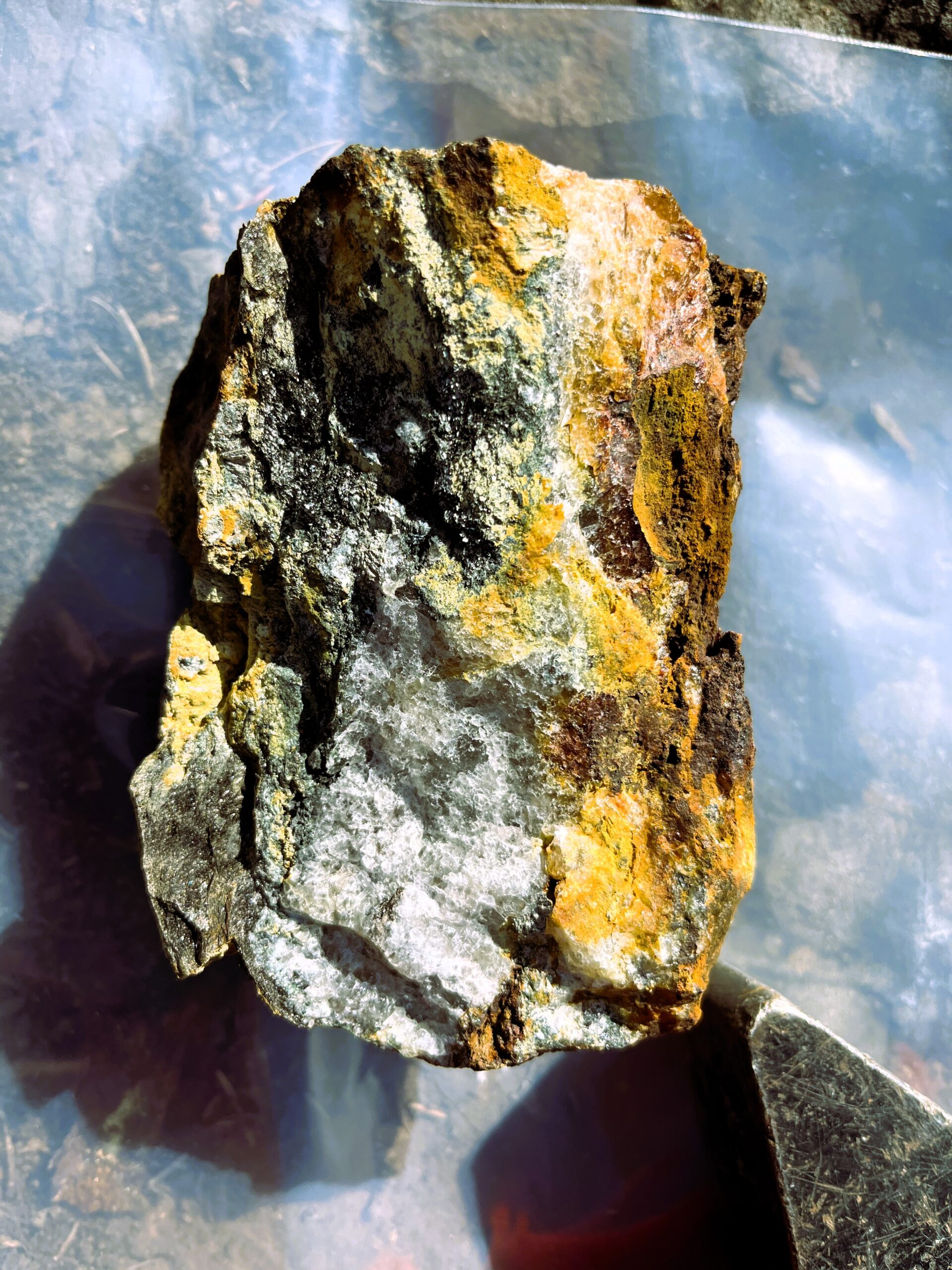 oxidized gold ore